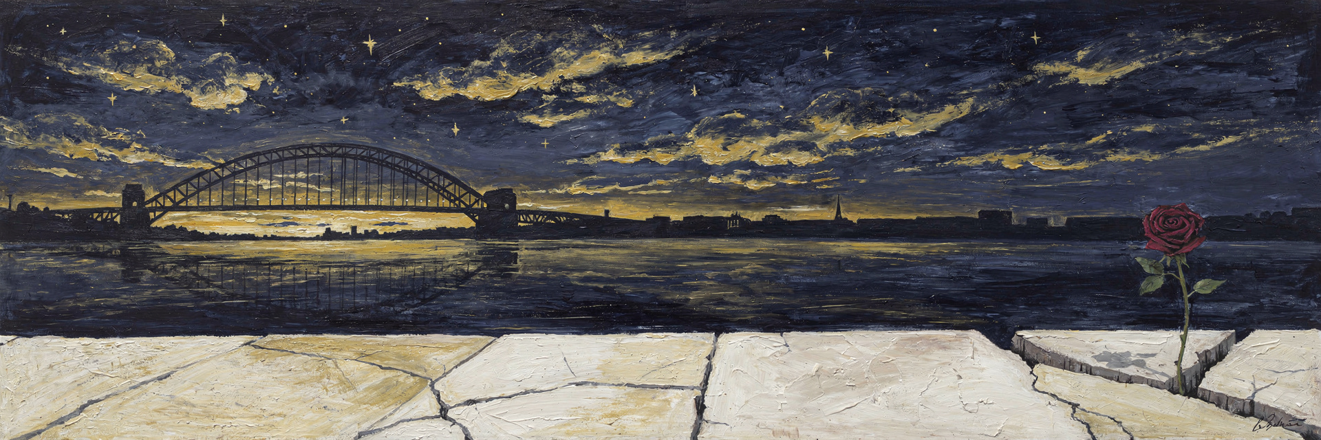 iamgeordie — Geordie Everitt: stone, bridge, rose, stars
